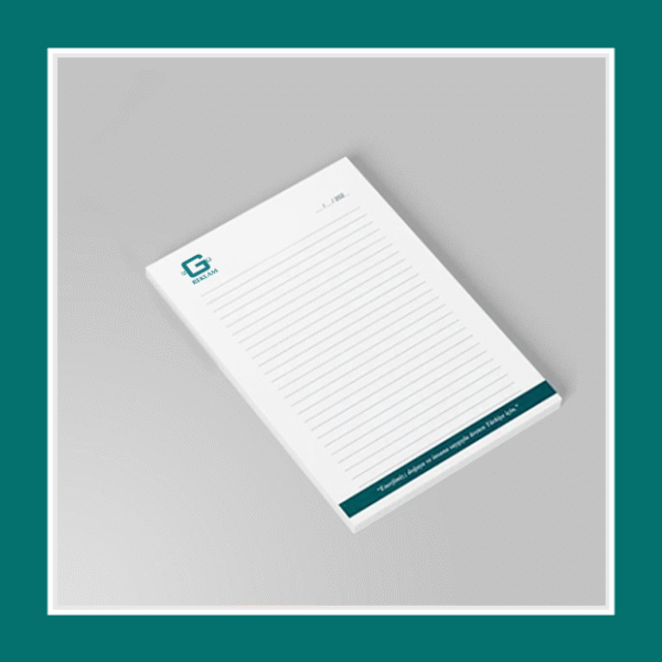 Kapaksız(Tutkallı) Bloknot